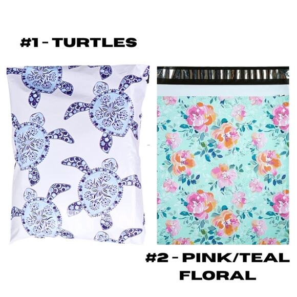 20 Colorful Poly Mailers Pack ~ Choose Your Prints - Picture 2 of 14